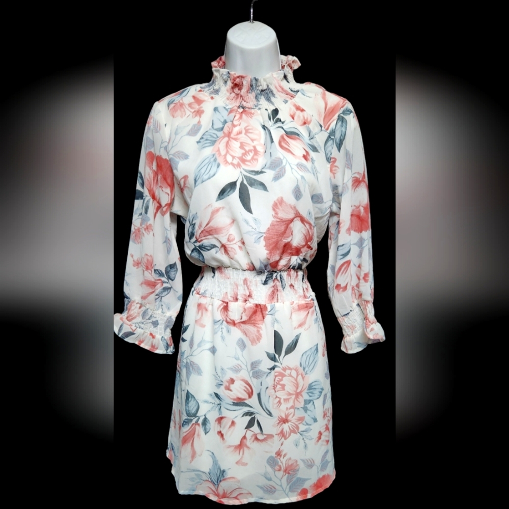 NWT Blush Floral Dress
